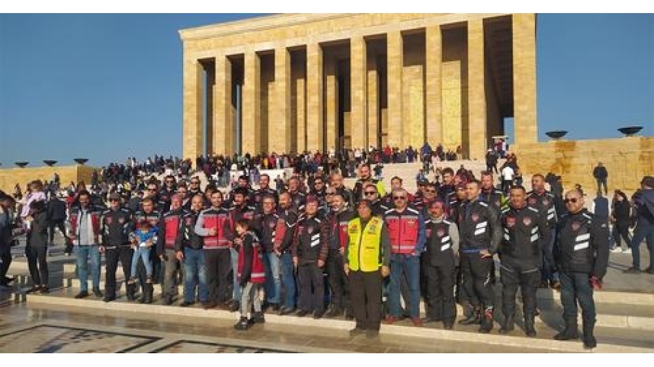 Silivri Motosiklet Kulübü Anıtkabir'de