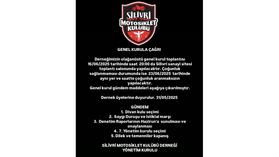 3 ncü olağanüstü davet çağrısı